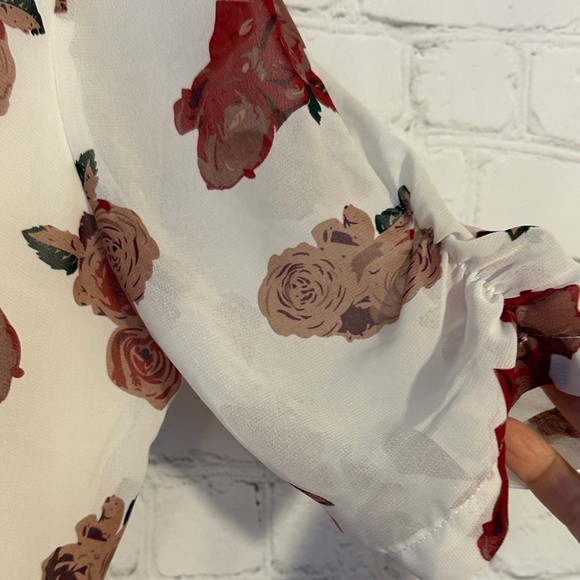 Anthropologie Pins and Needles Floral Print Pleated Dress - Picture 5 of 10